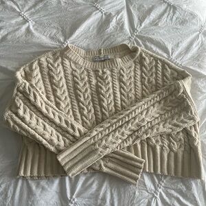 Arizona cream knit sweater top